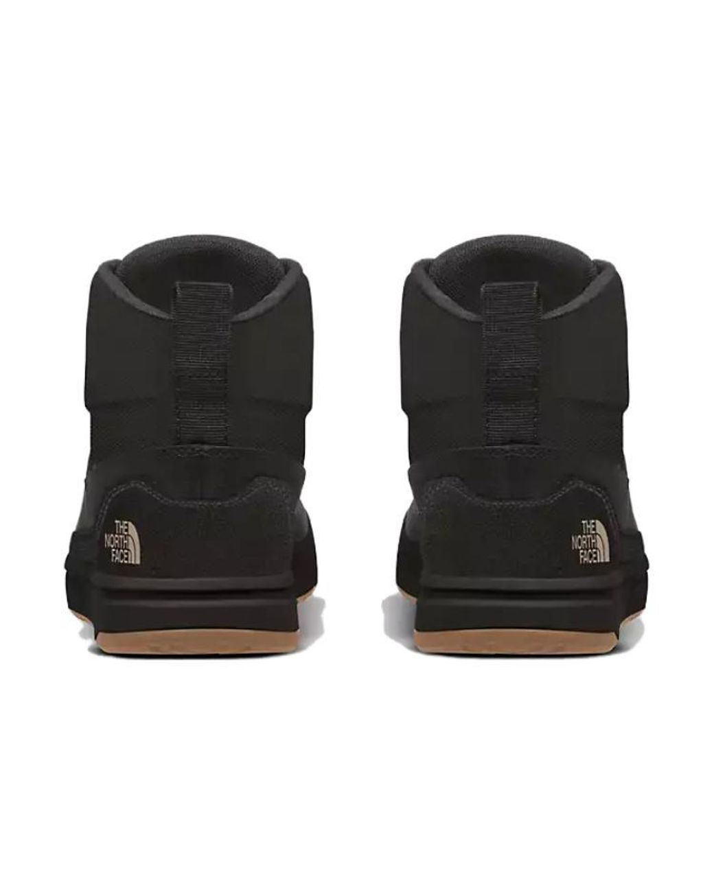 The North Face Black Larimer Mid Waterproof Boots 'Tnf With Vintage Khaki' for men