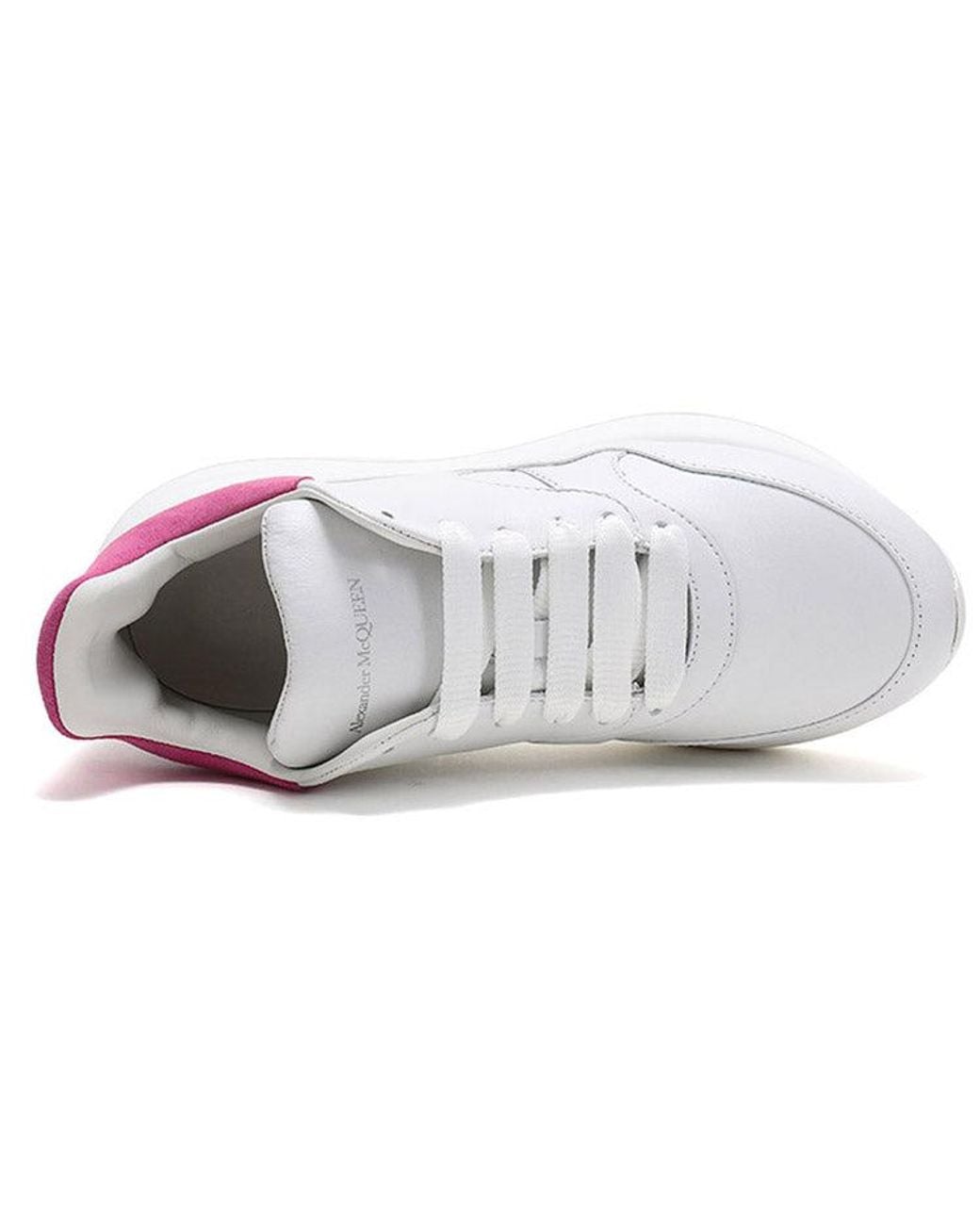 McQueen White (Wmns) Oversized Runner Sneakers Rose'