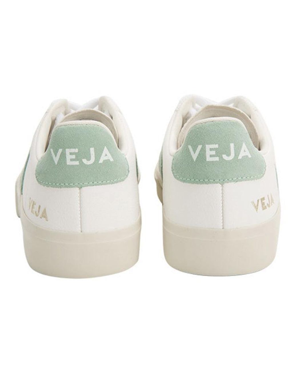 Veja White Campo Campo Lace-Up Matcha'