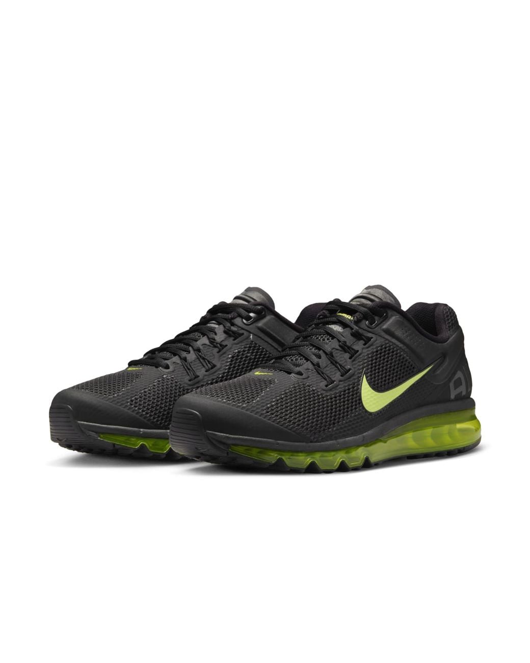 Nike Black Air Max 2013 Volt' for men