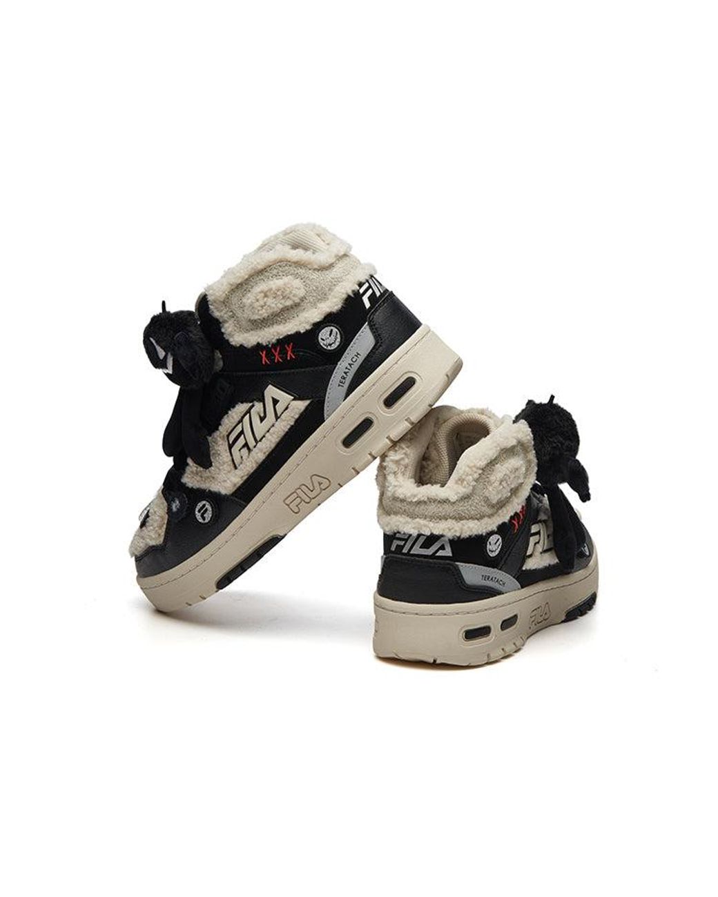 Fila Black Teratac Skate Shoes for men