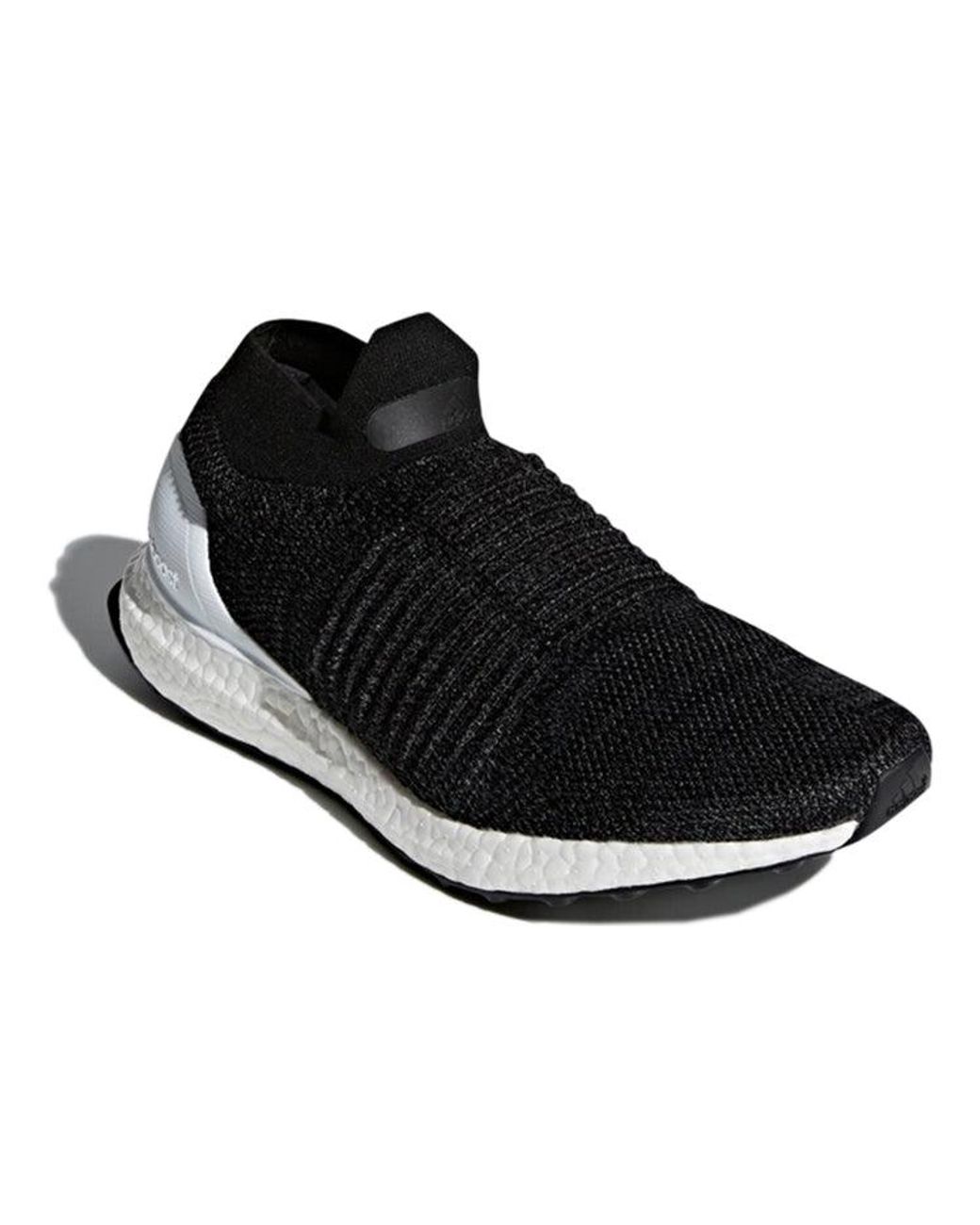 Adidas Black Ultra Boost Laceless 'Core' for men