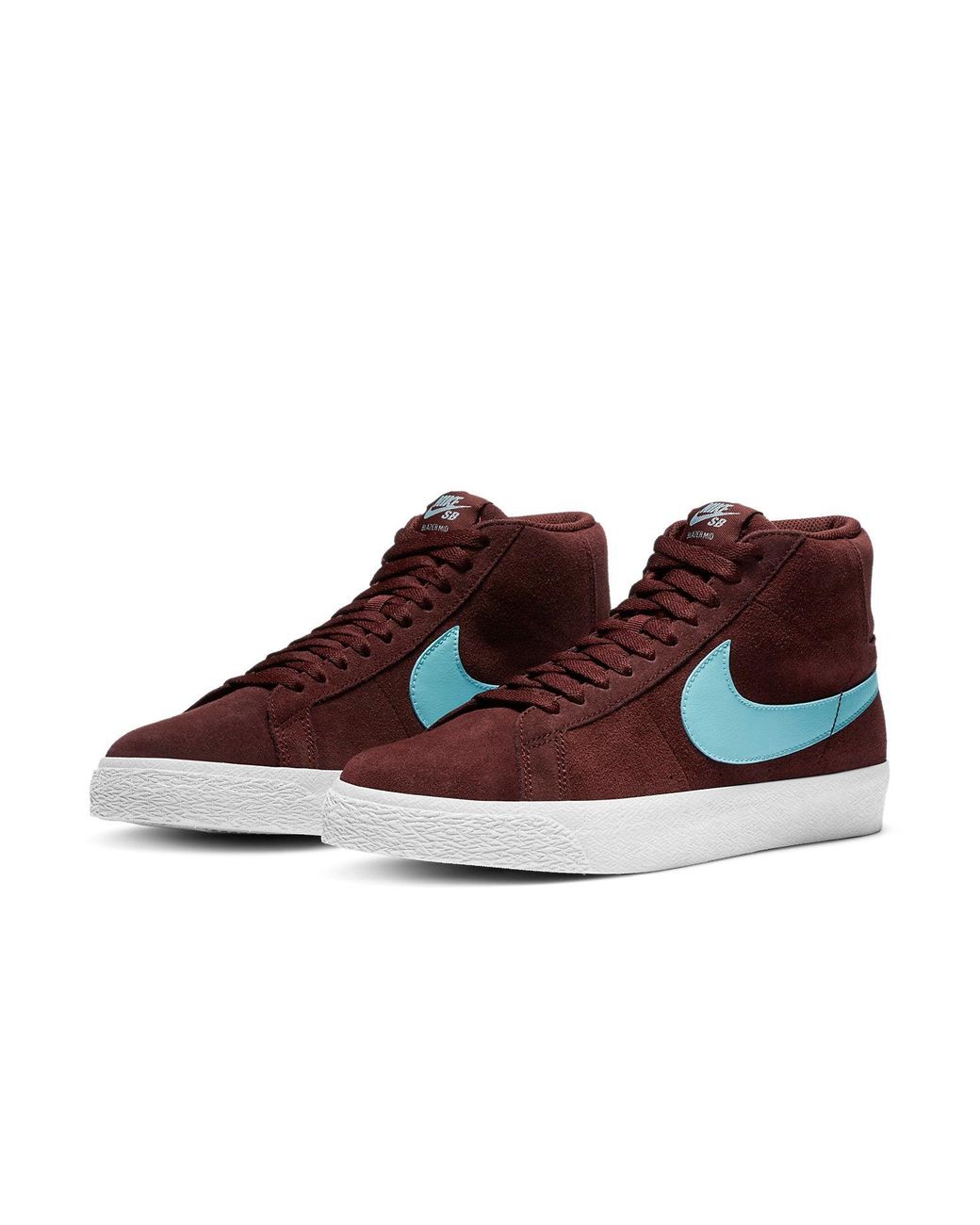 Nike Brown Zoom Blazer Mid Sb 'Mystic Dates Glacier Ice' for men