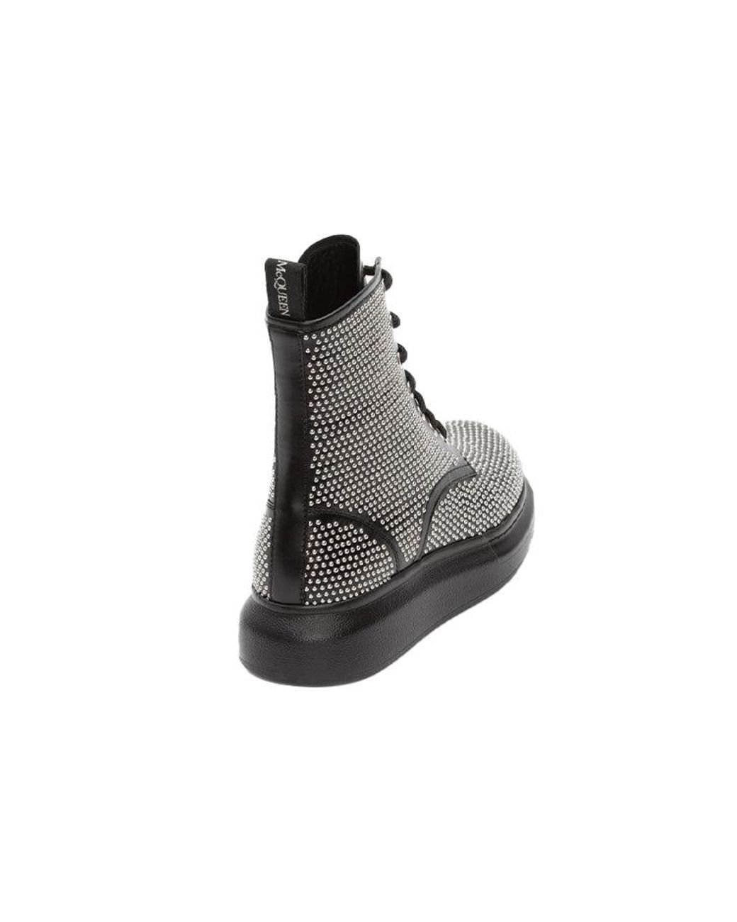 McQueen Black (Wmns) Hybrid Lace Up Boot
