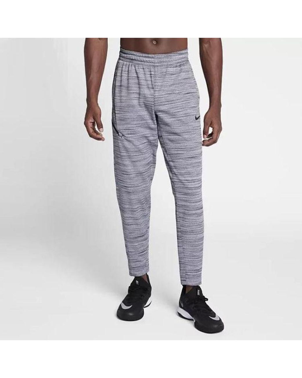 Nike Gray Running Training Knit Bundle Feet Sports Pants for men