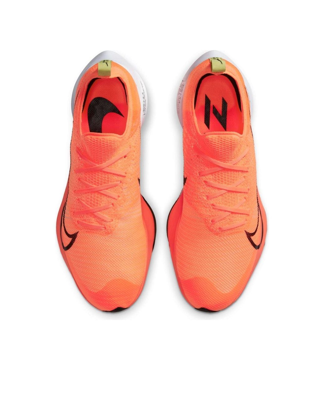 Nike Pink Air Zoom Tempo Next% Flyknit 'Bright Mango' for men