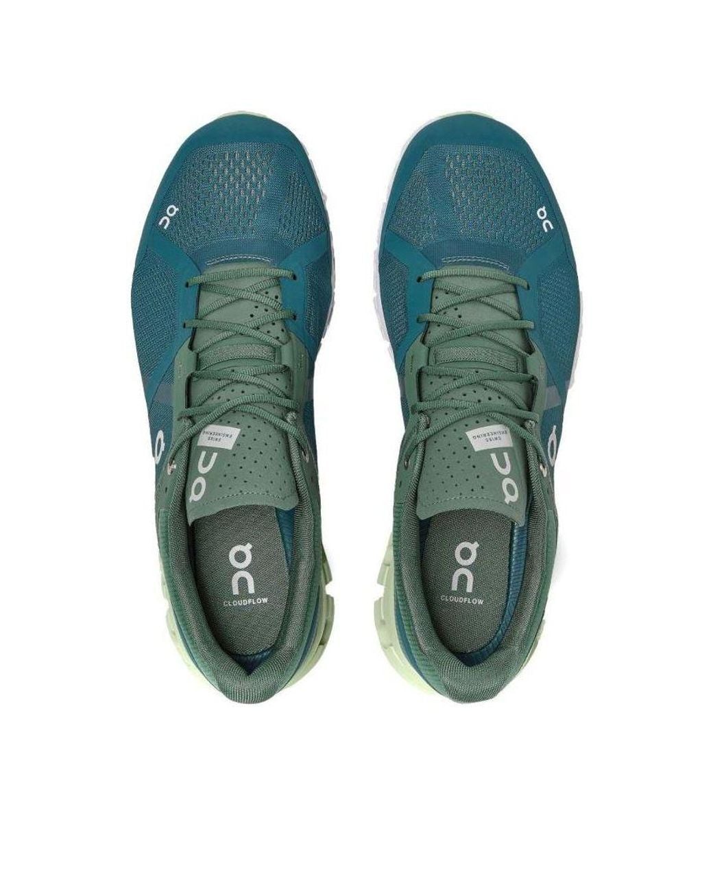On Shoes Green Cloudflow 'Sea Petrol' for men