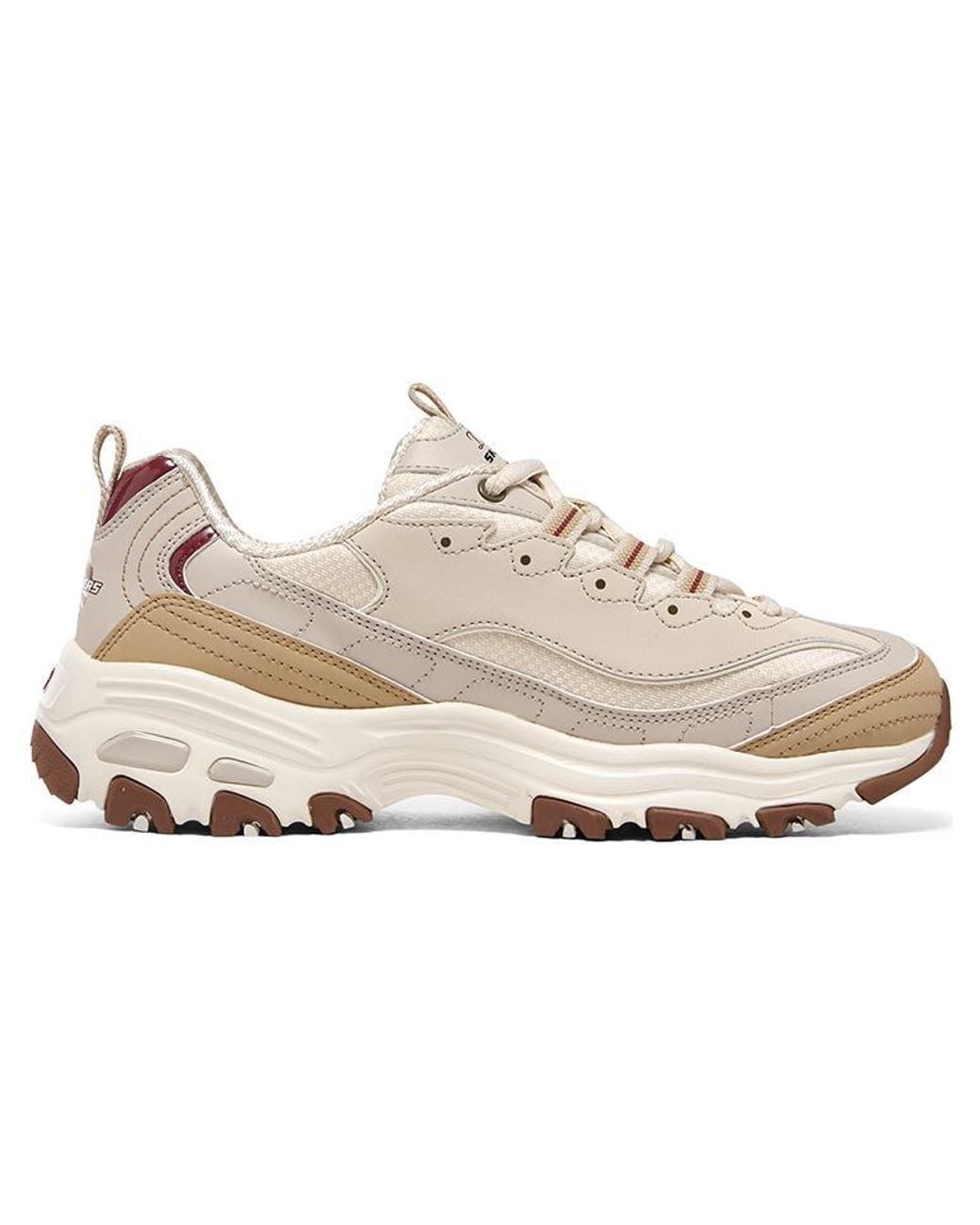 Skechers White (Wmns) Sport D'Lites 1.0