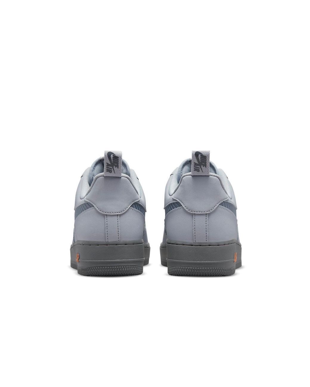 Nike Gray Air Force 1 '07 'Wolf Kumquat' for men