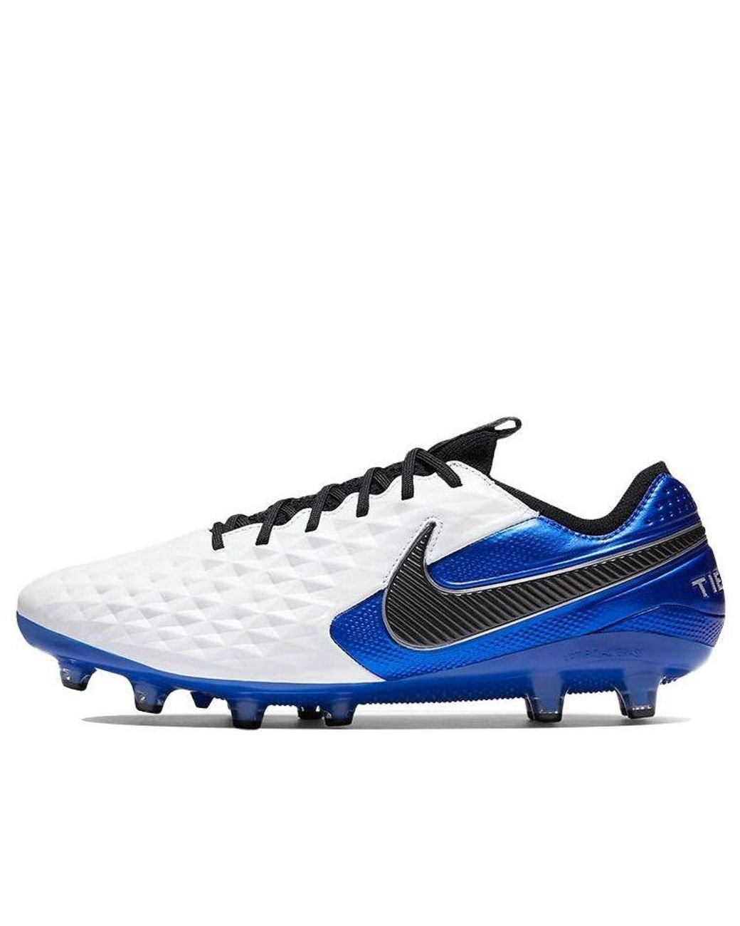 Nike Tiempo Legend Elite Ag-pro Low-top Soccer Shoes White/blue | Lyst