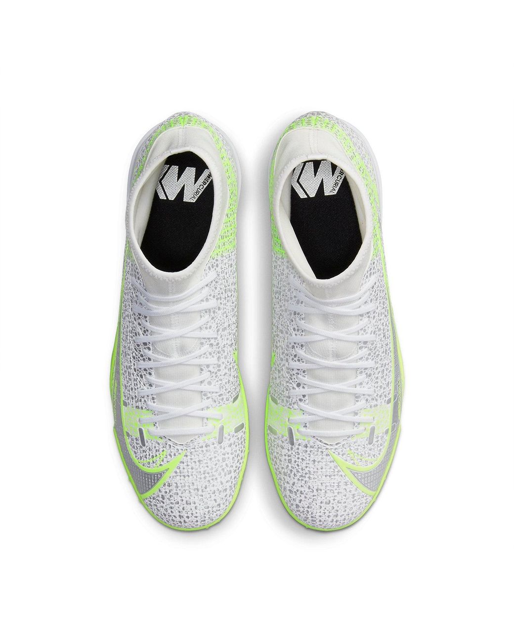 Nike Green Mercurial Superfly 8 Academy Tf 'Metallic Volt' for men