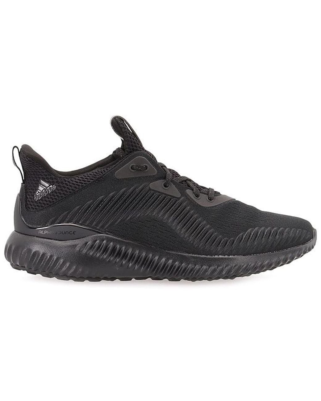 Adidas Black Alphabounce+ 'Triple' for men