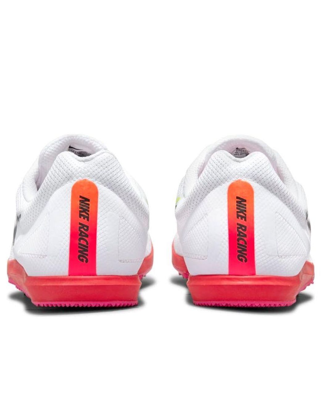 Nike White Air Zoom Rival D Spikes for men