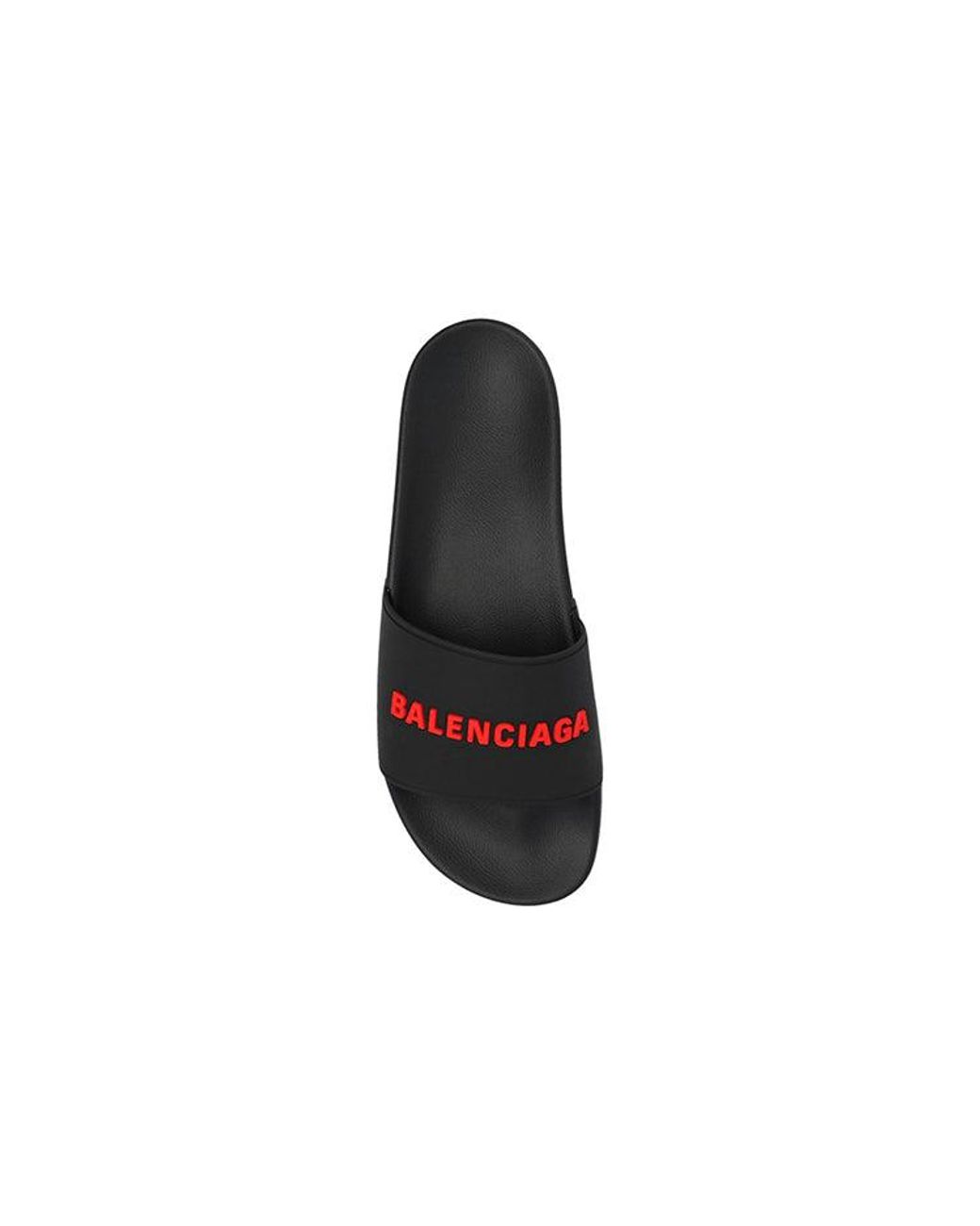Balenciaga Black Pool Slides for men