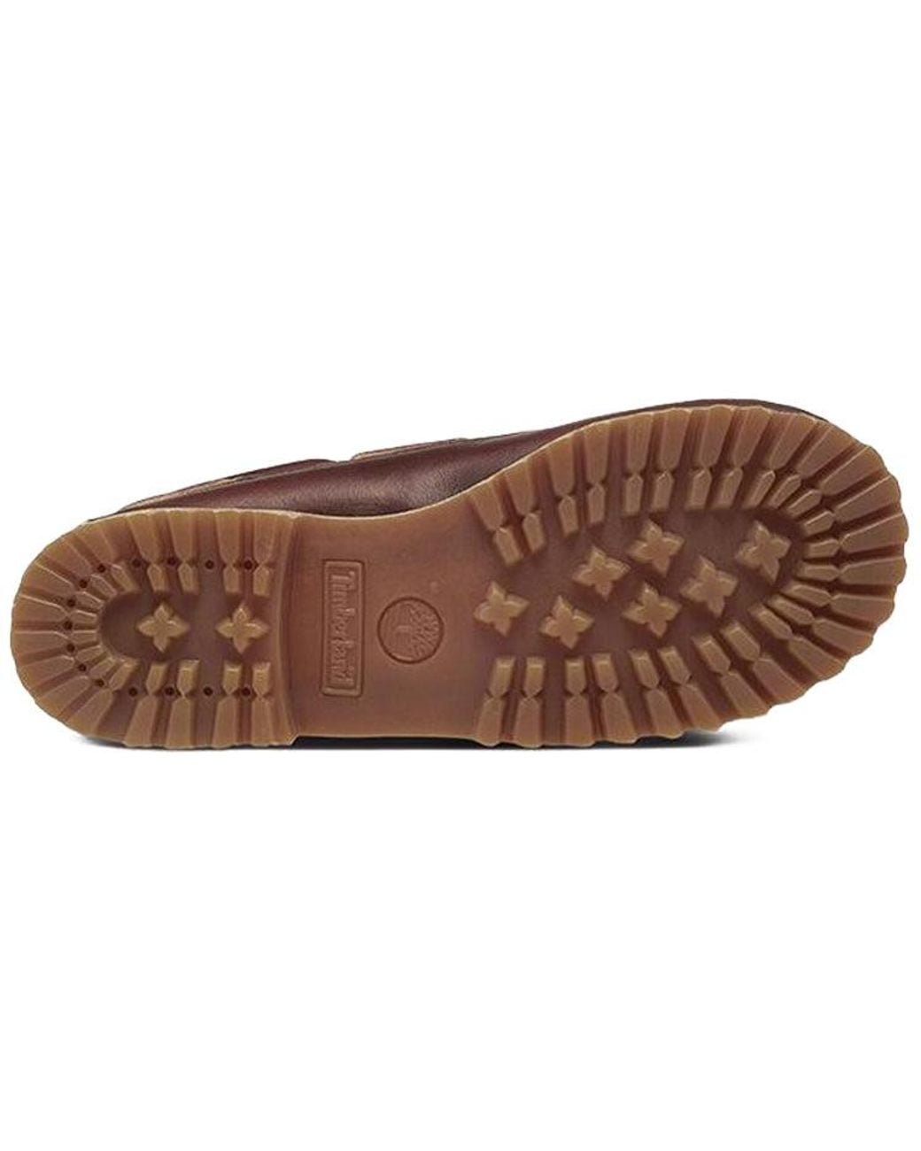 Timberland Brown Heritage Lace Up Boat for men