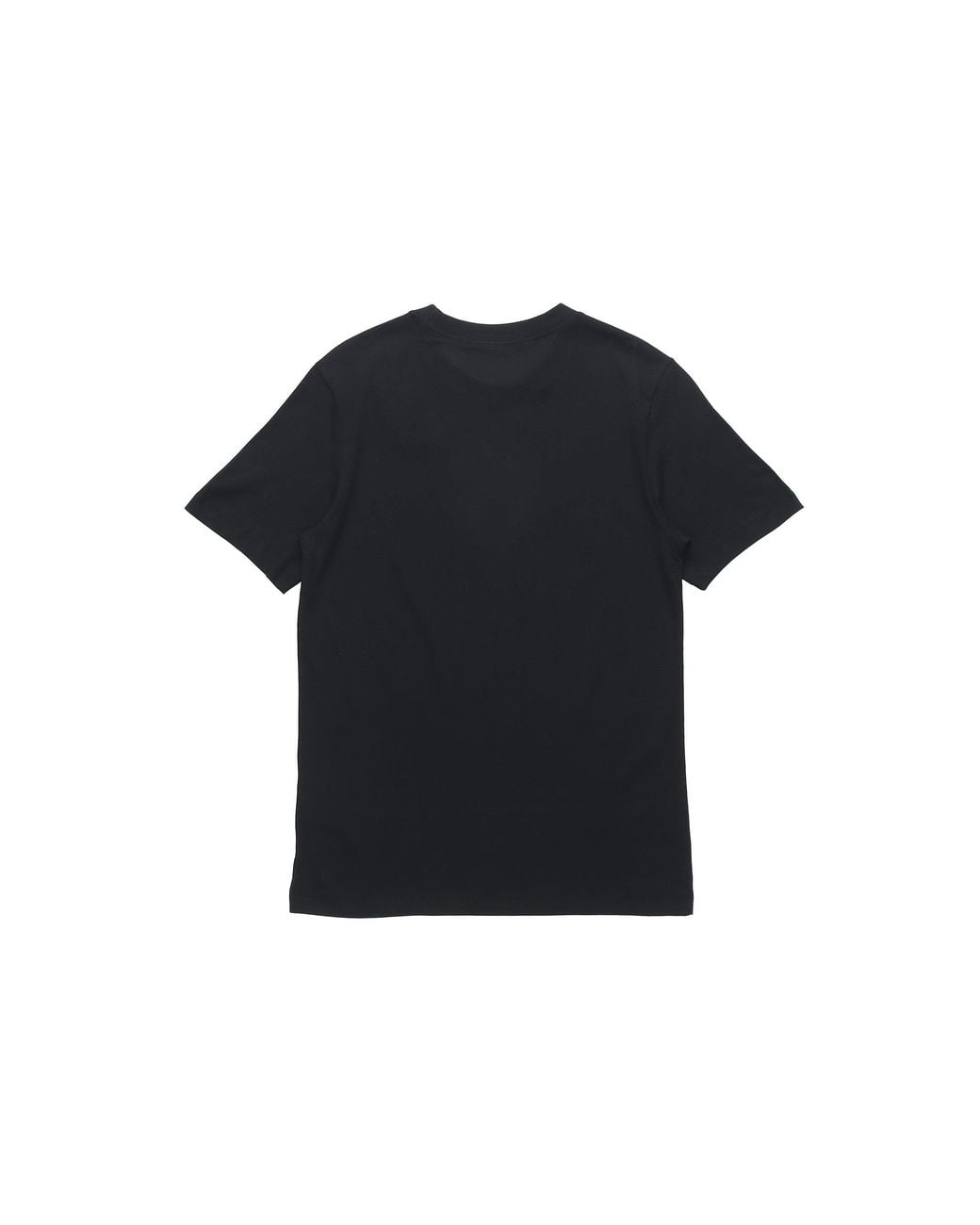 Nike Black Sportswear Logo Printing Round Neck Short Sleeve Obsidian for men