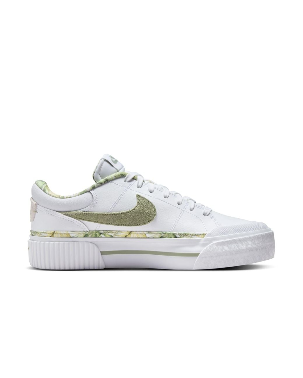Nike White (Wmns) Court Legacy Lift 'Tropical'