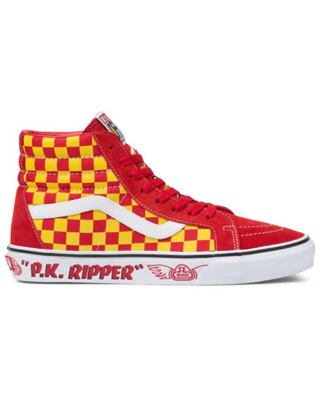 Vans Red Se Bikes X Sk8-Hi Reissue 'P.K. Ripper' for men