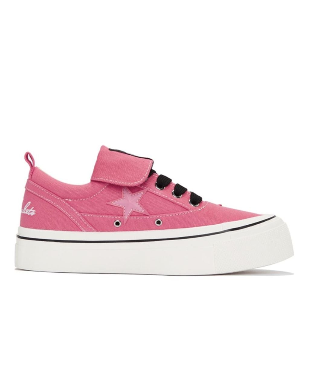 KAALIXTO Pink Skateboarding Canvas Low 'Power' for men