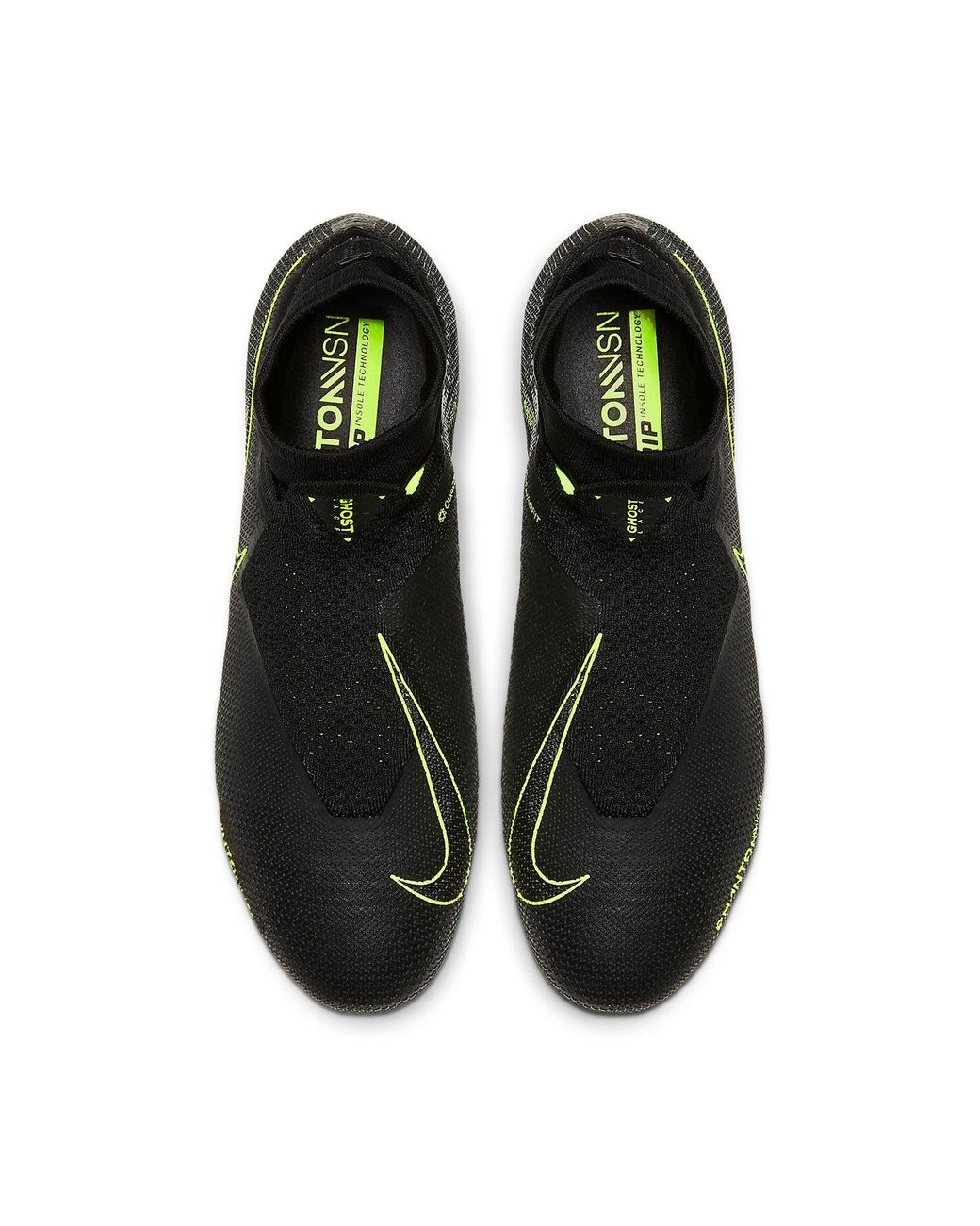Nike Black Phantom Vision Elite Df Fg Volt' for men