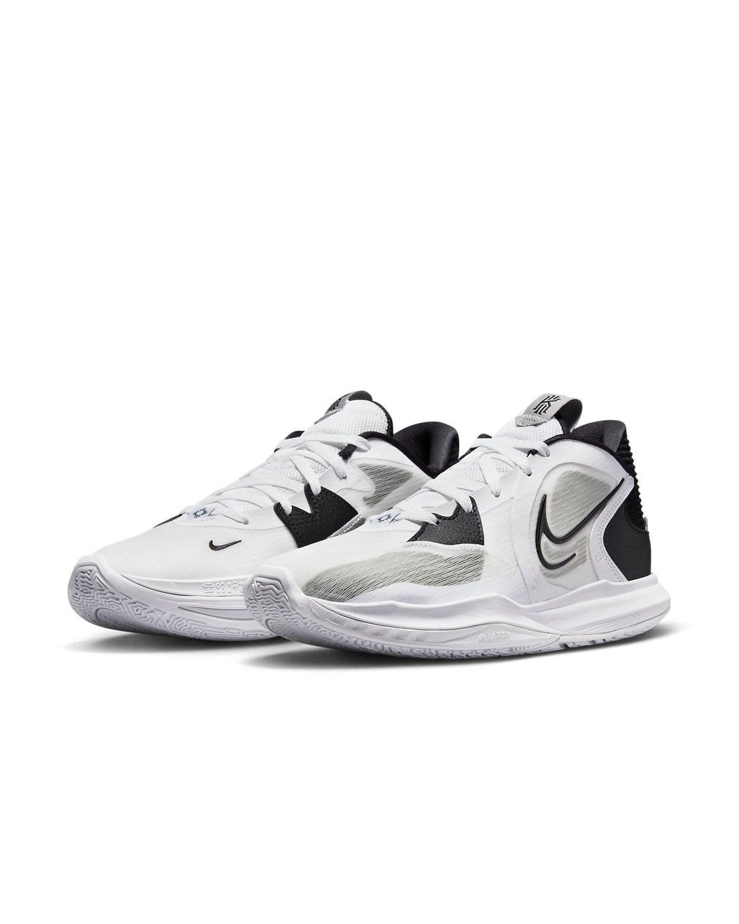 Nike White Kyrie Low 5 'Wolf' for men