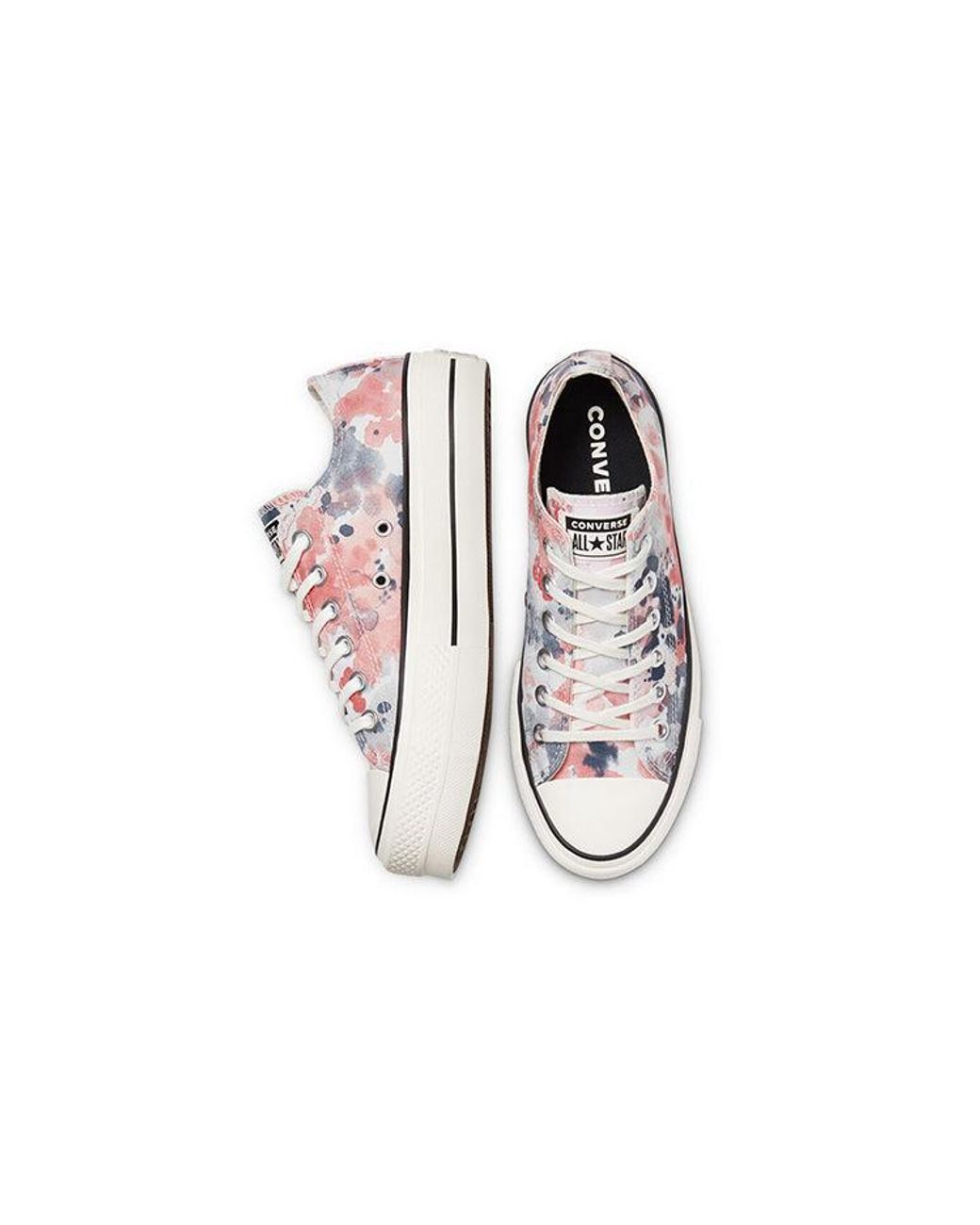 Converse White (Wmns) Chuck Taylor All Star Platform Low 'Washed Florals'