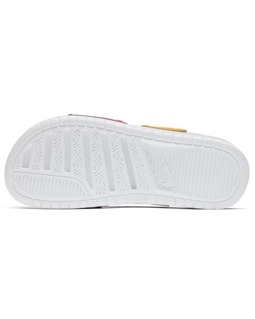 Nike Pink (Wmns) Benassi Duo Ultra Slide 'Metallic Summit'