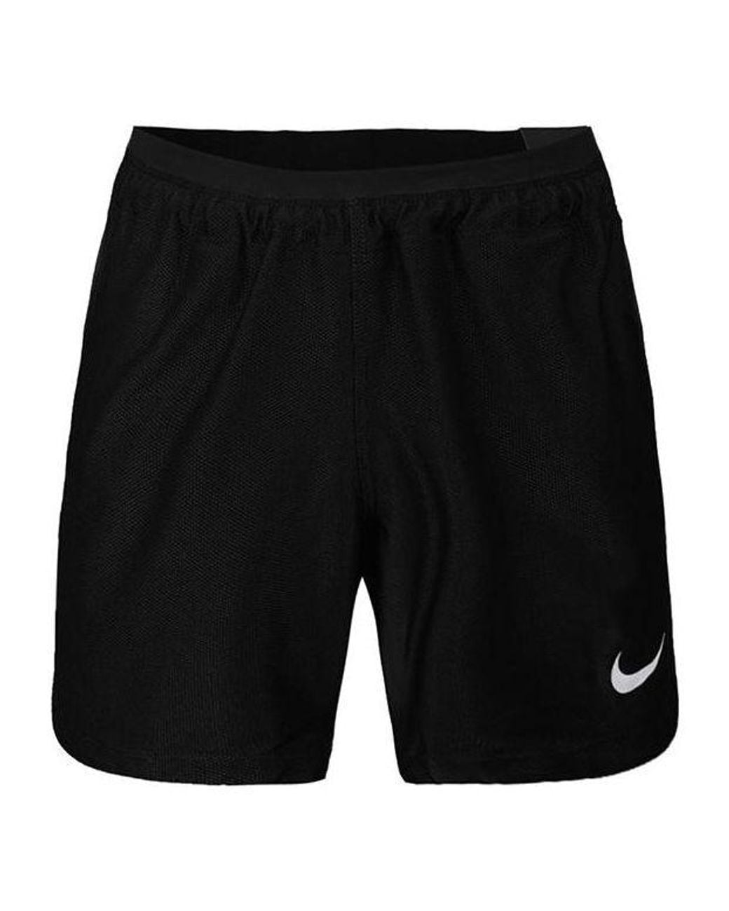 Nike Black Pro Solid Color Quick Dry Breathable Sports Training Gym Shorts for men