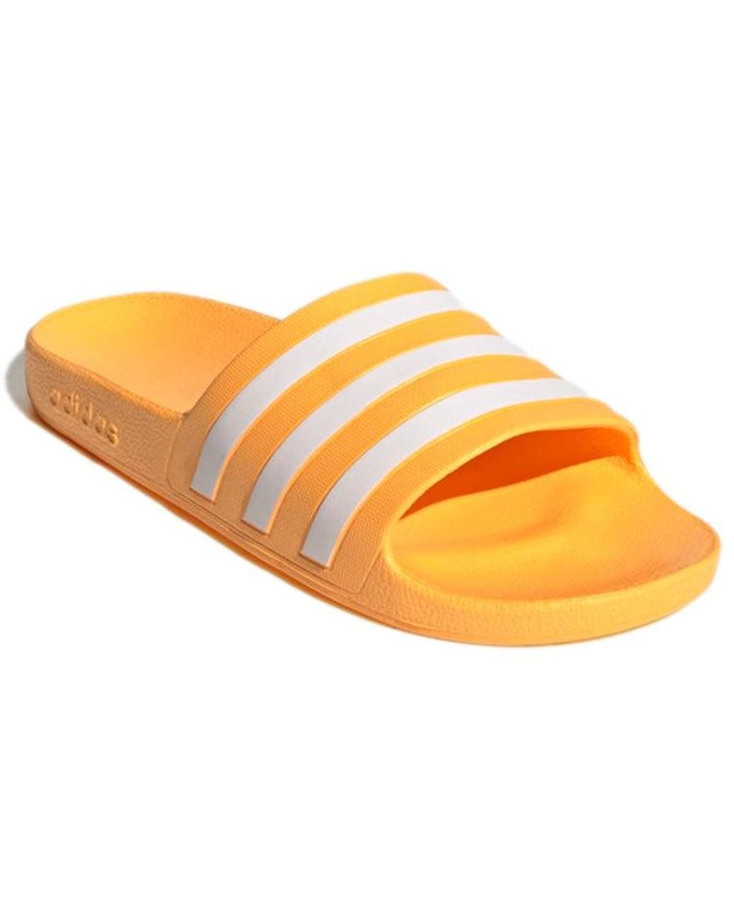 Adidas Orange Adilette Aqua for men