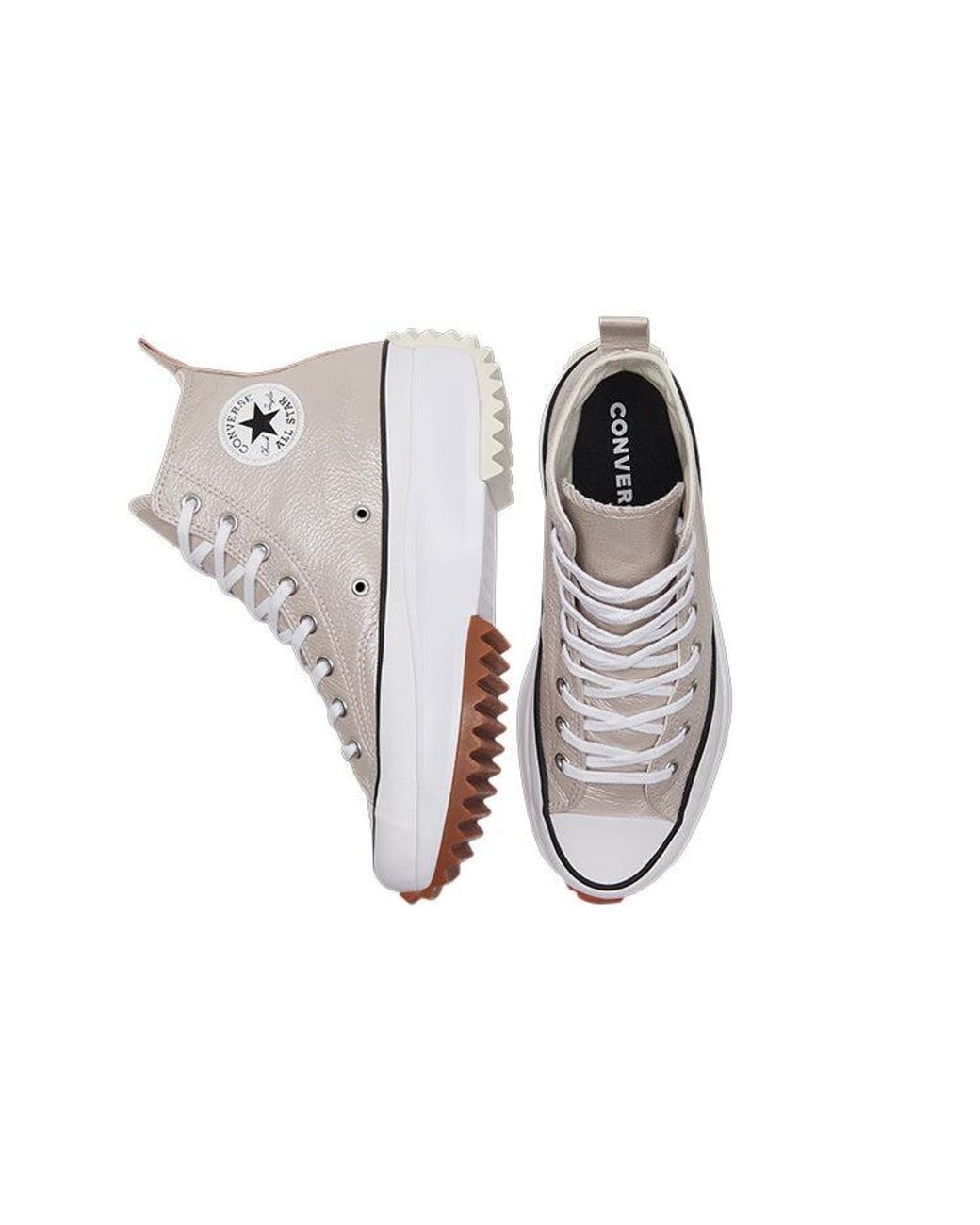 Converse White Run Star Hike High 'Metallic Classics for men