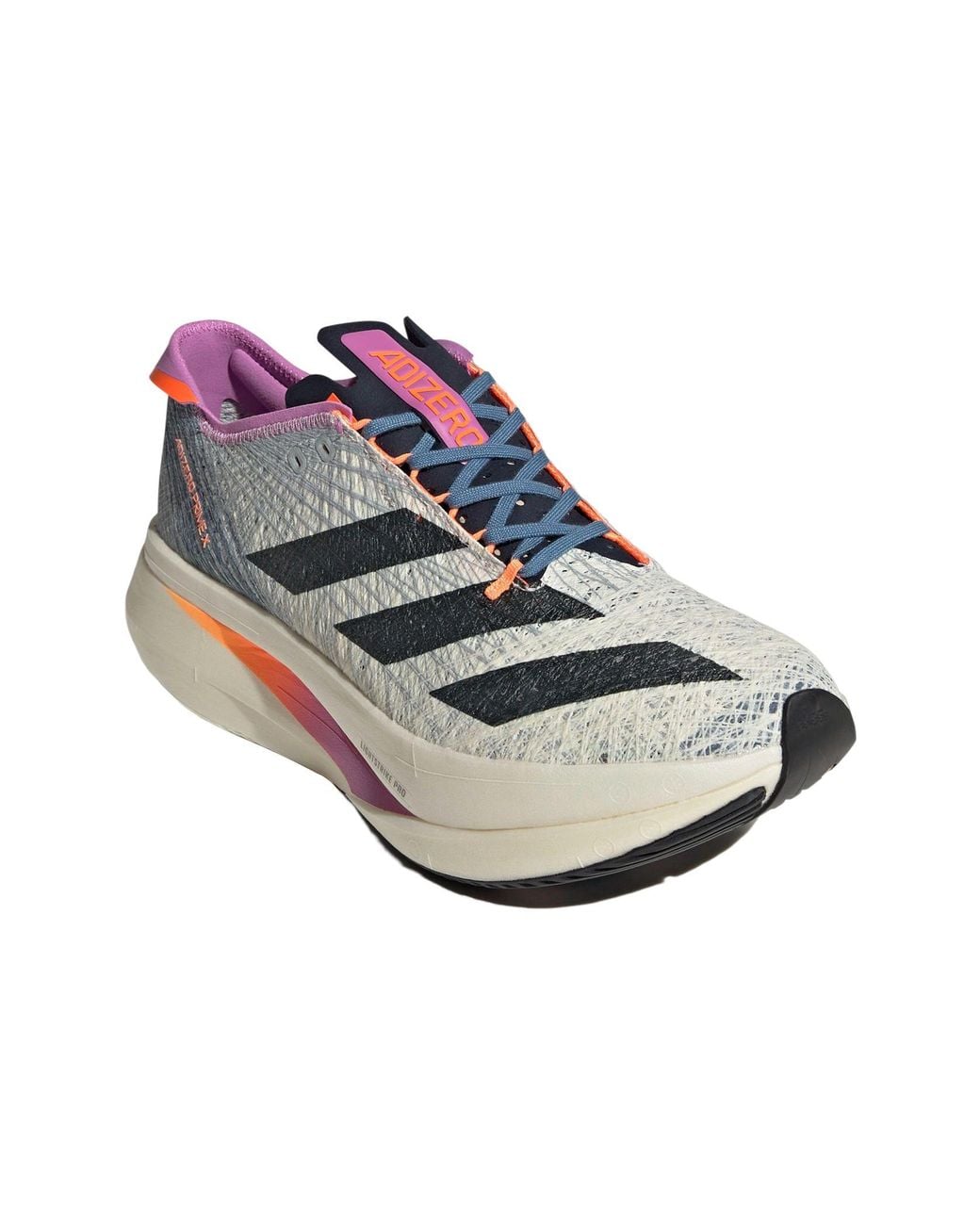 Adidas Blue Adizero Prime X Strung 'Off Pulse Lilac' for men