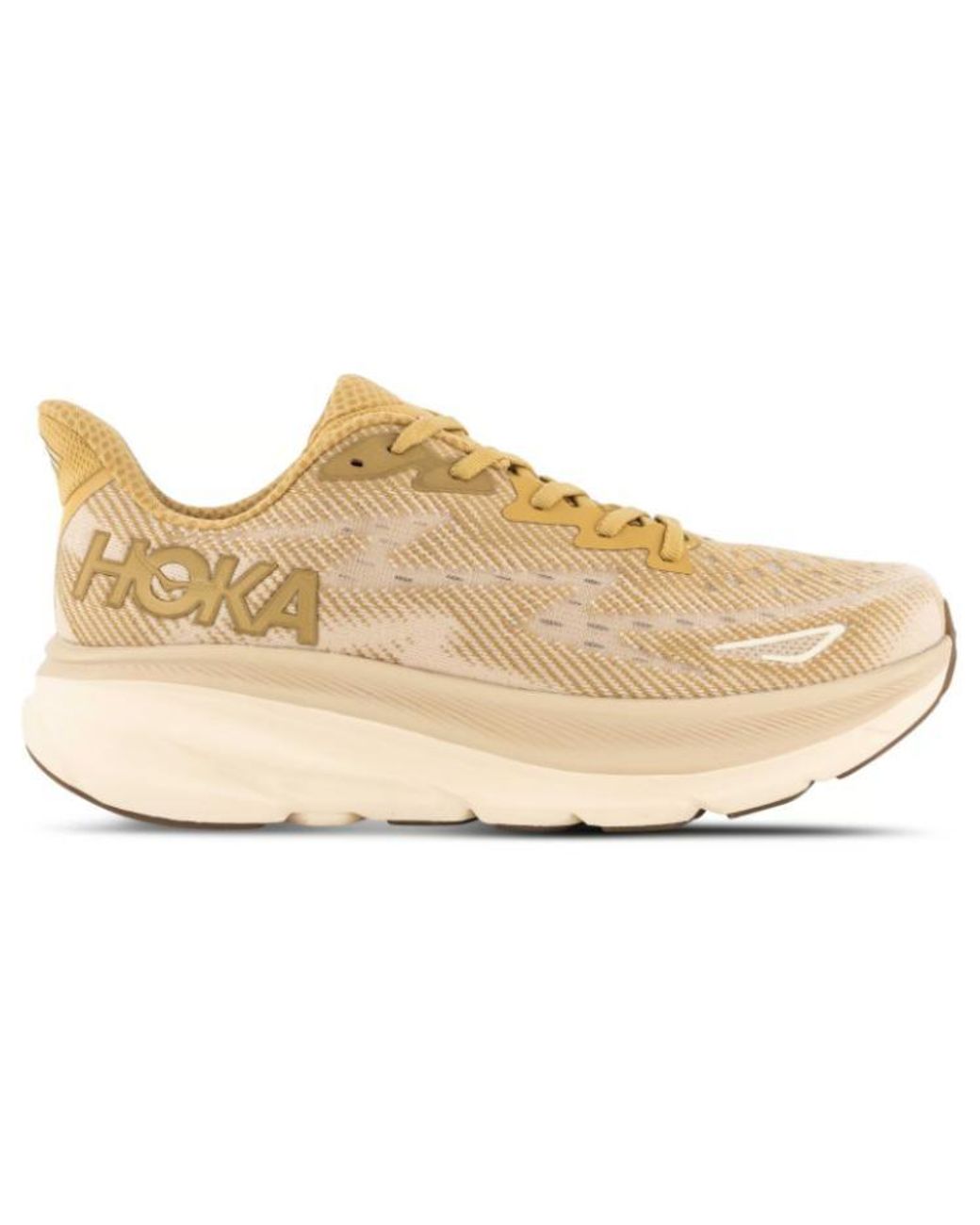 Hoka One One Natural Clifton 9 'Wheat Shifting Sand' for men