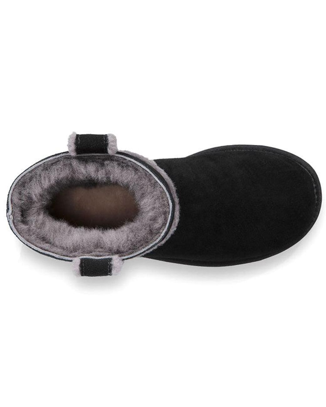 Ugg Black (Wmns) Classic Mini Spill Seam Fleece Lined