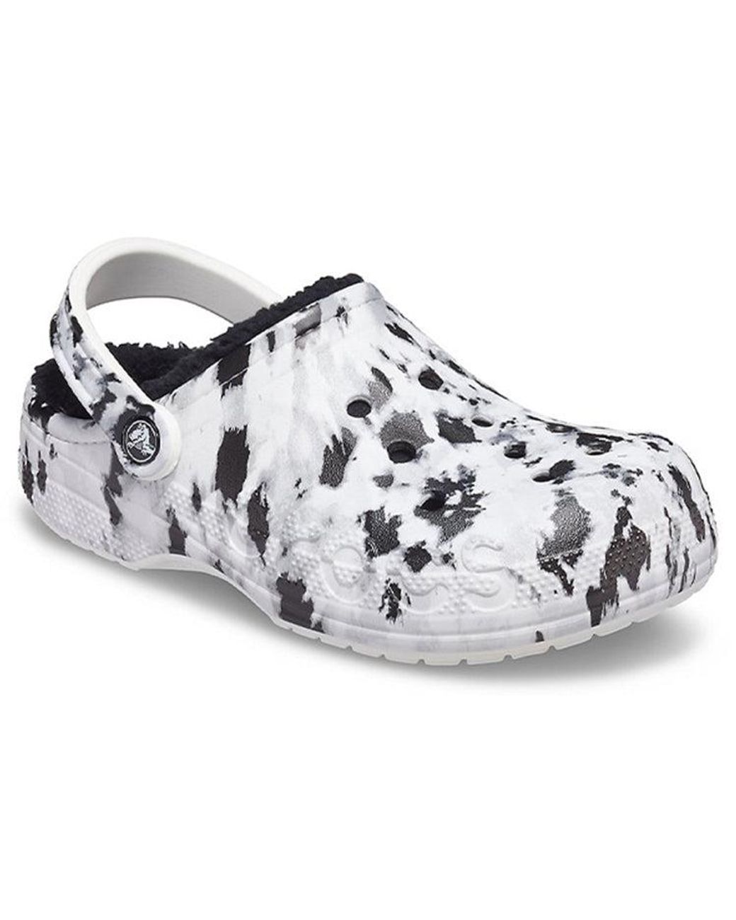 CROCSTM Gray Baya Lined Clog Fleece Lined Slippers for men