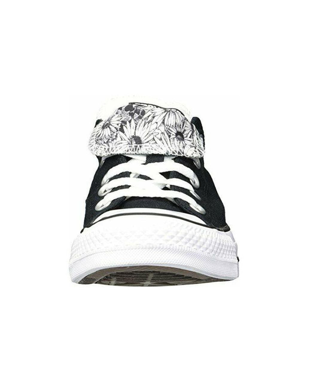 Converse Black (Wmns) Chuck Taylor All Star Low Classic Daisies Print For