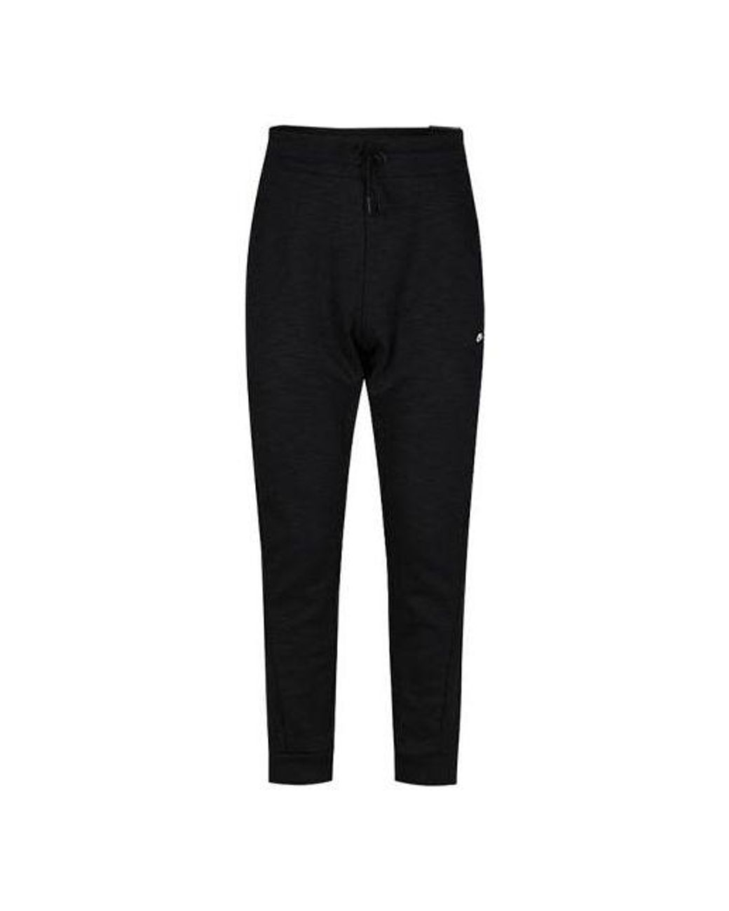 Nike Black Logo Label Knit Sports Pants/Trousers/Joggers for men