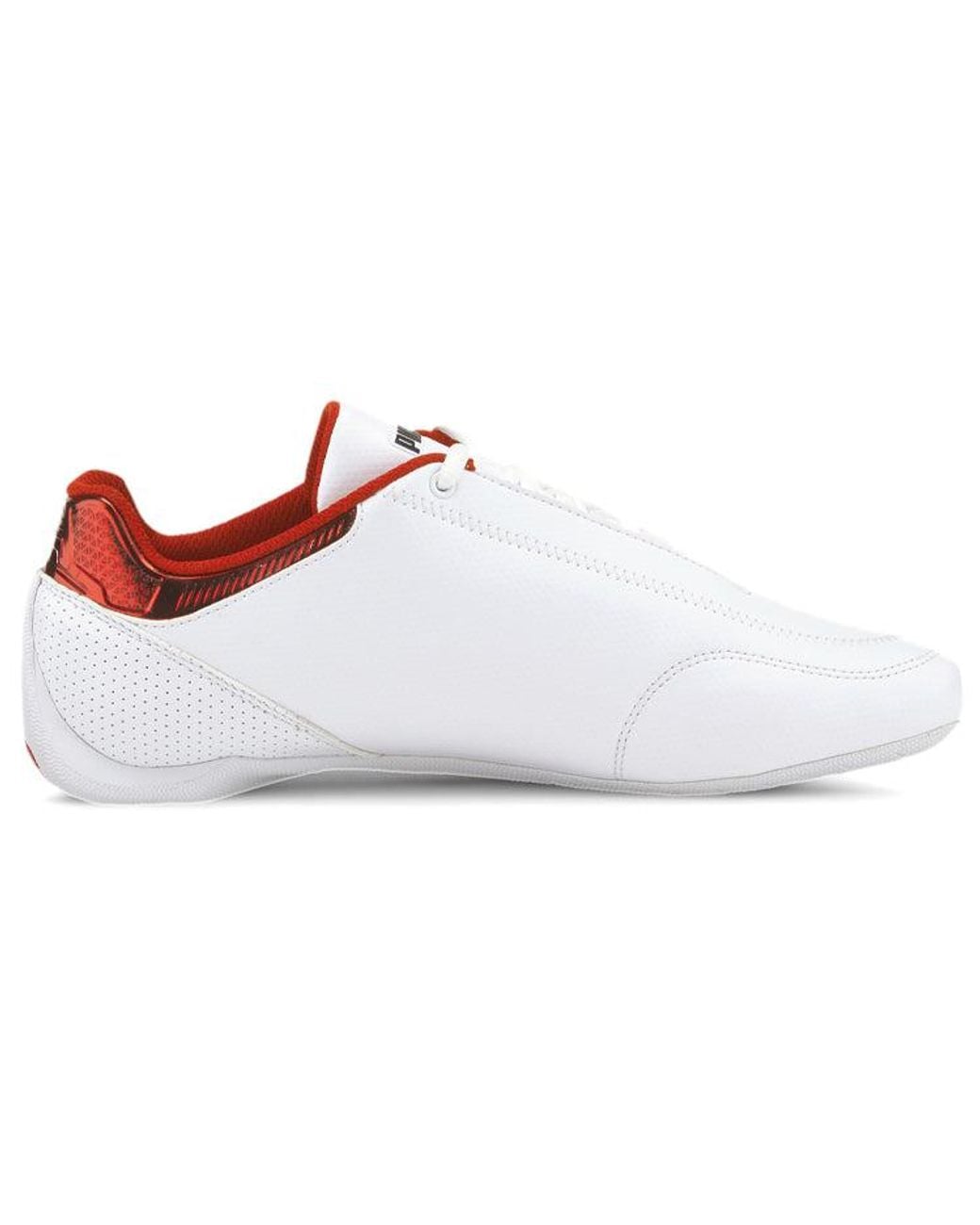 PUMA White Scuderia Ferrari X Future Kart Cat Rosso Corsa' for men