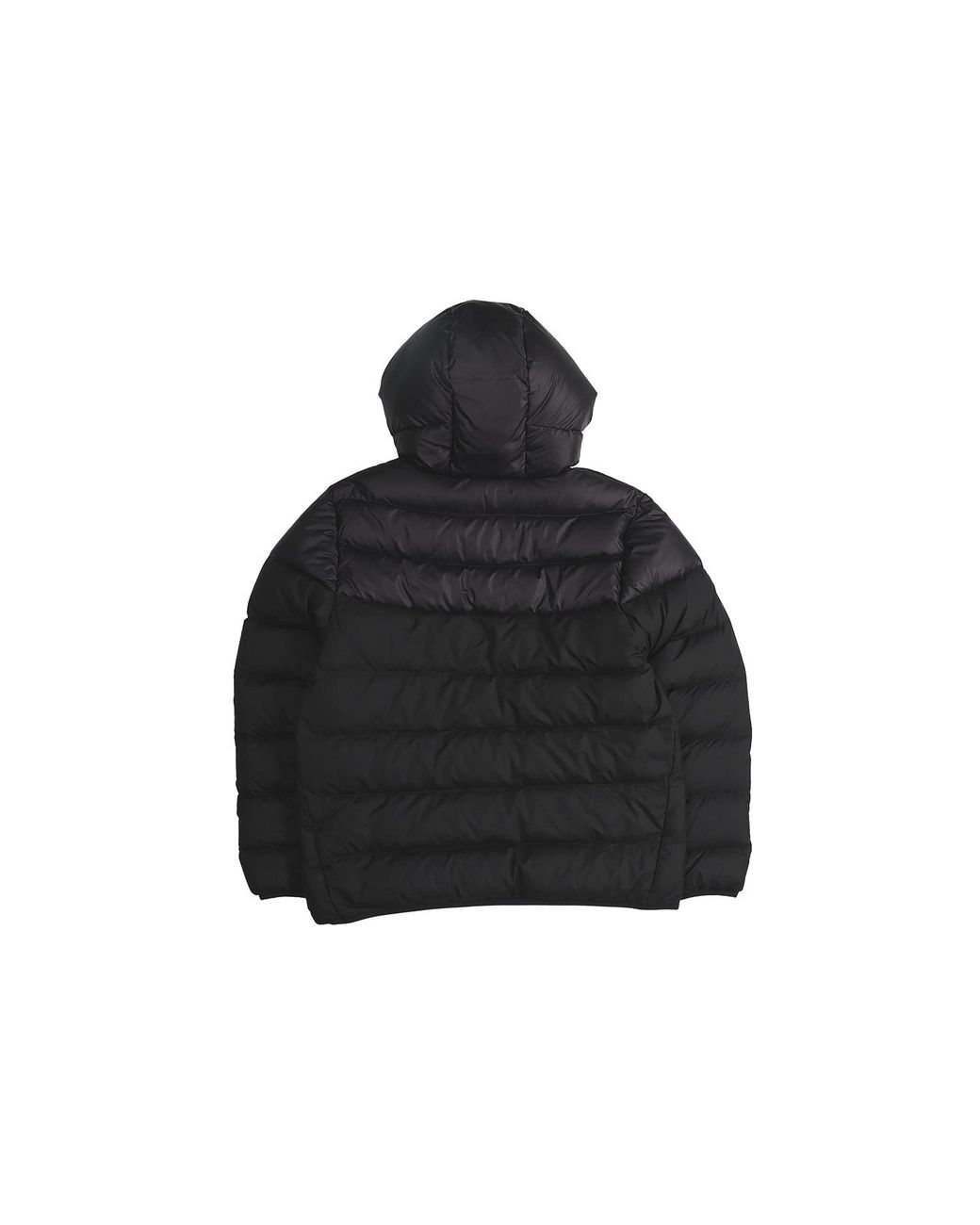 Nike Black Nsw Windrunner Down Fill Stay Warm Solid Color Hooded Down Jacket for men
