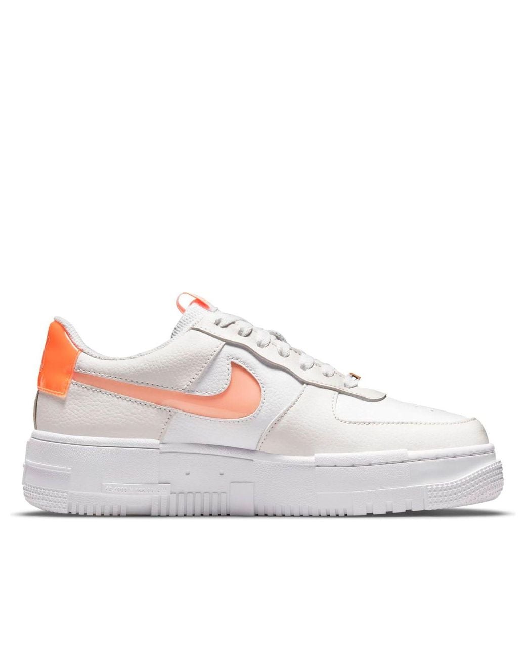 Nike White (Wmns) Air Force 1 Pixel Crimson Tint'