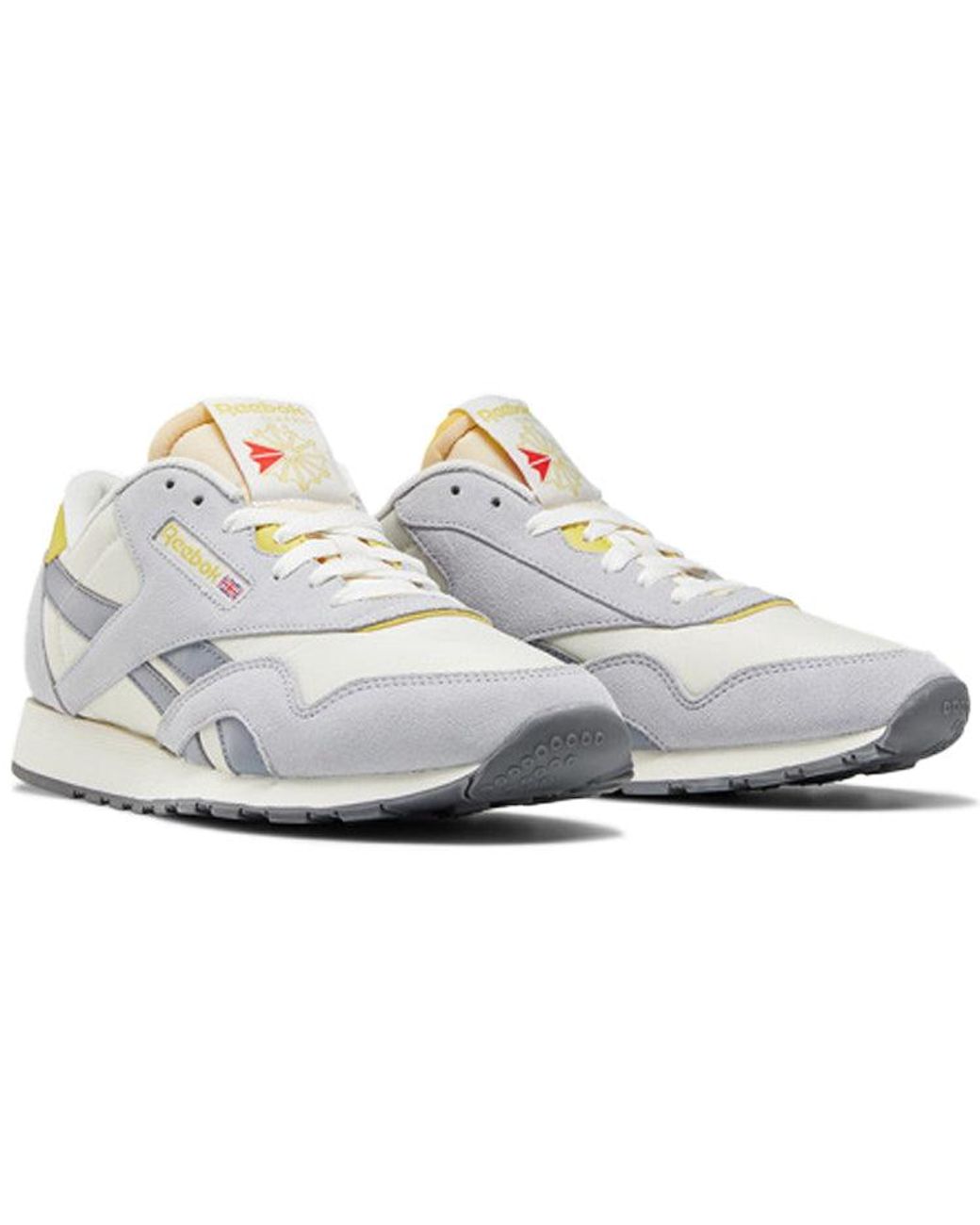 Reebok White Classic Nylon Sneakers for men