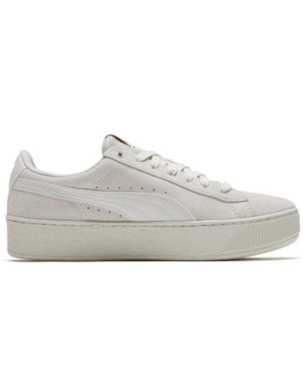 PUMA White (Wmns) Vikky Platform Mo