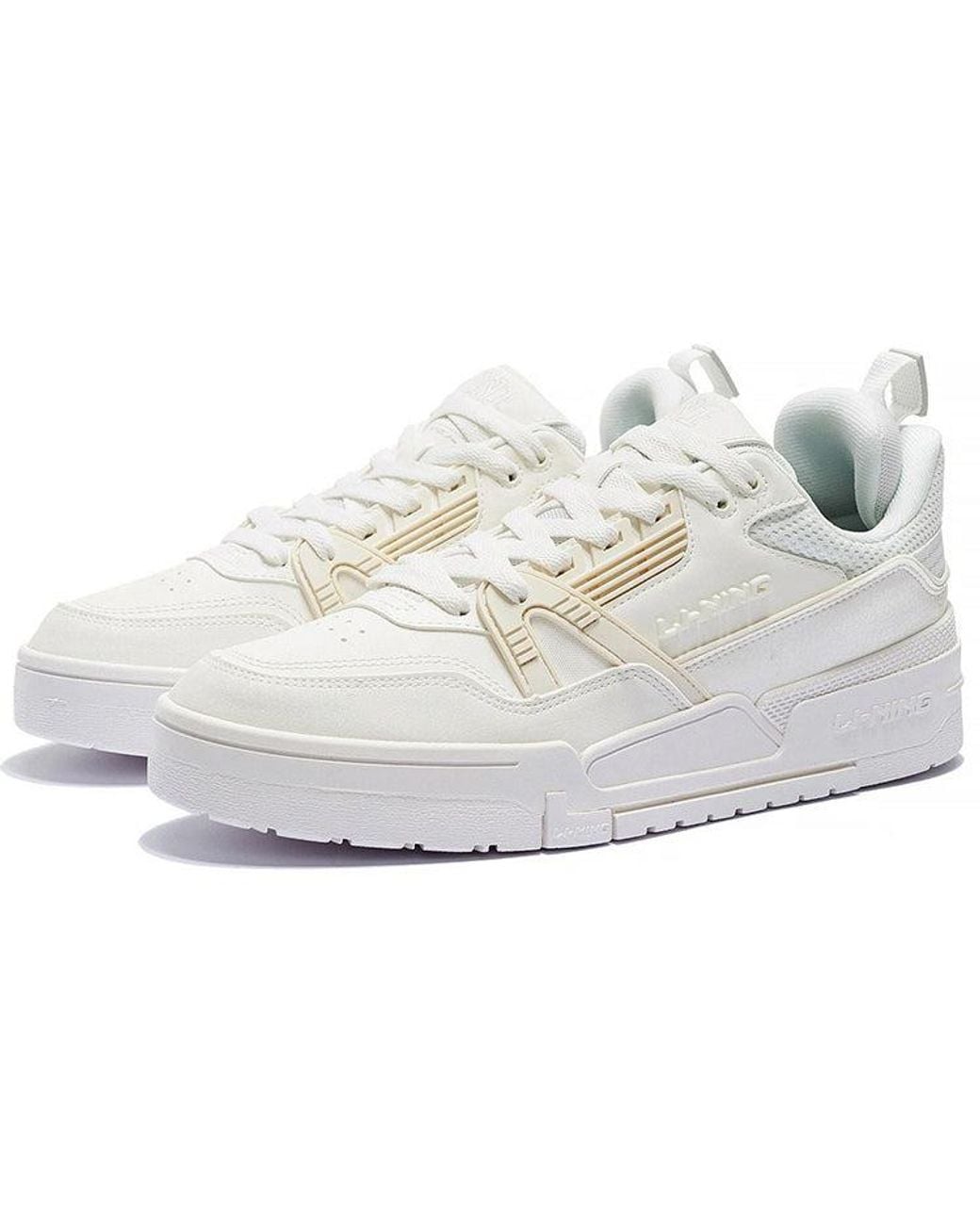 Li-ning White 001 Btc 'Cream' for men