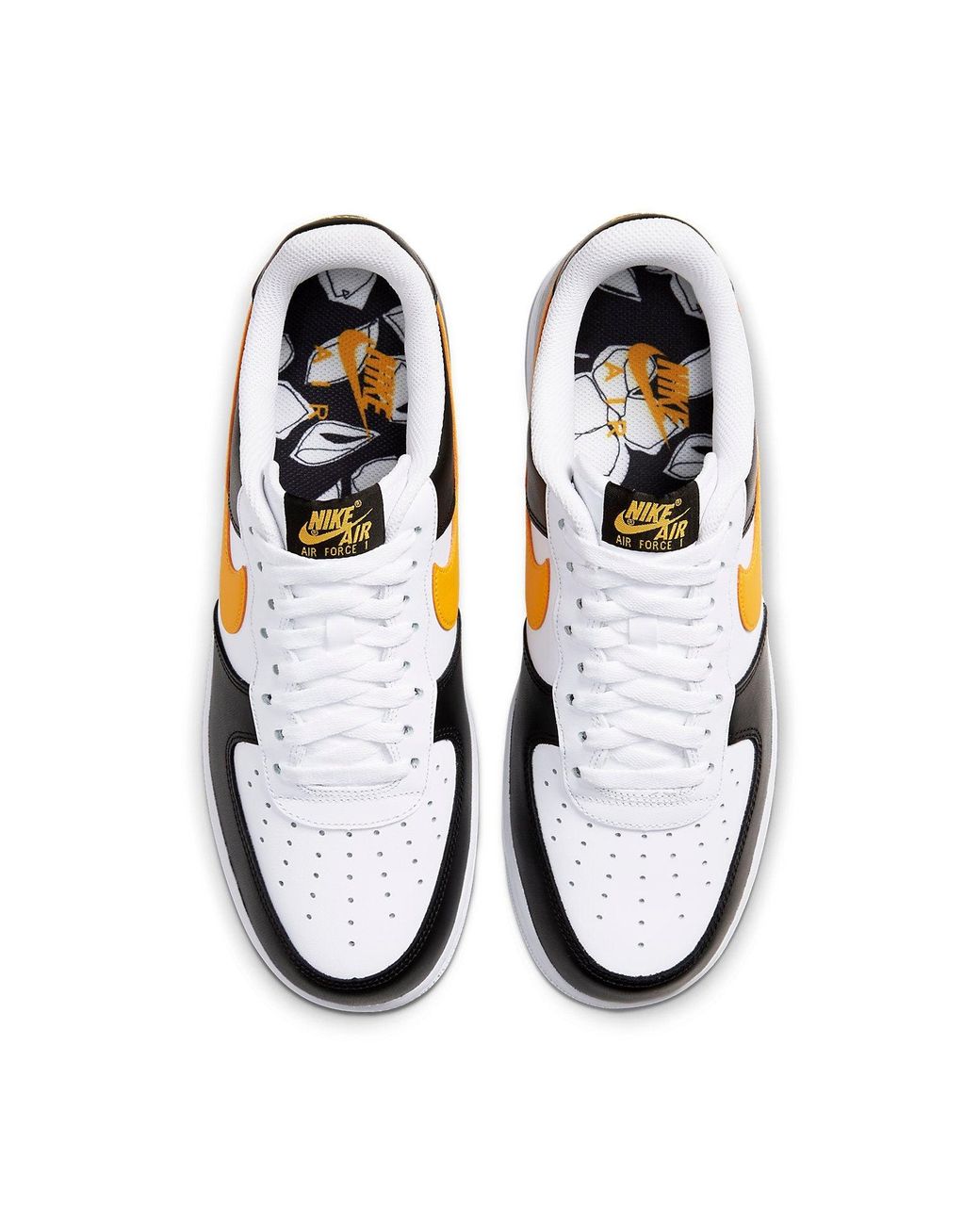 Nike Black Air Force 1 Low 'University' for men