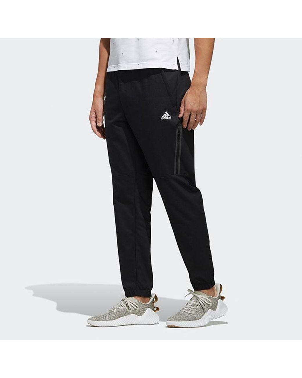Adidas Black Al Pt Twill Outdoor Sports Pants for men