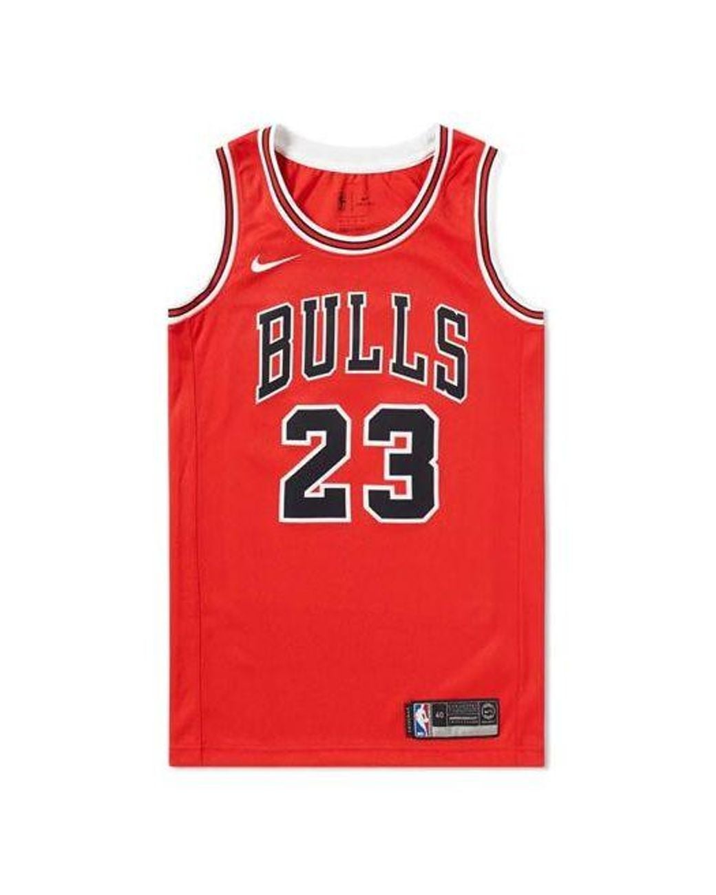 Nike Red Nba Icon Edition Swingman Jersey 'Chicago Bulls No. 23 Michael Jordan for men