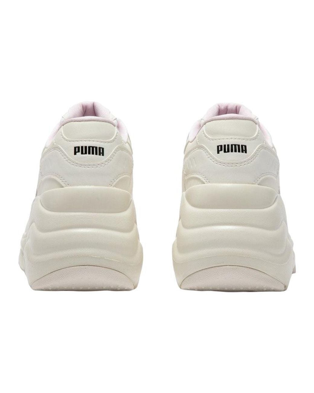 PUMA White (Wmns) Pulsar Wedge Logo Play