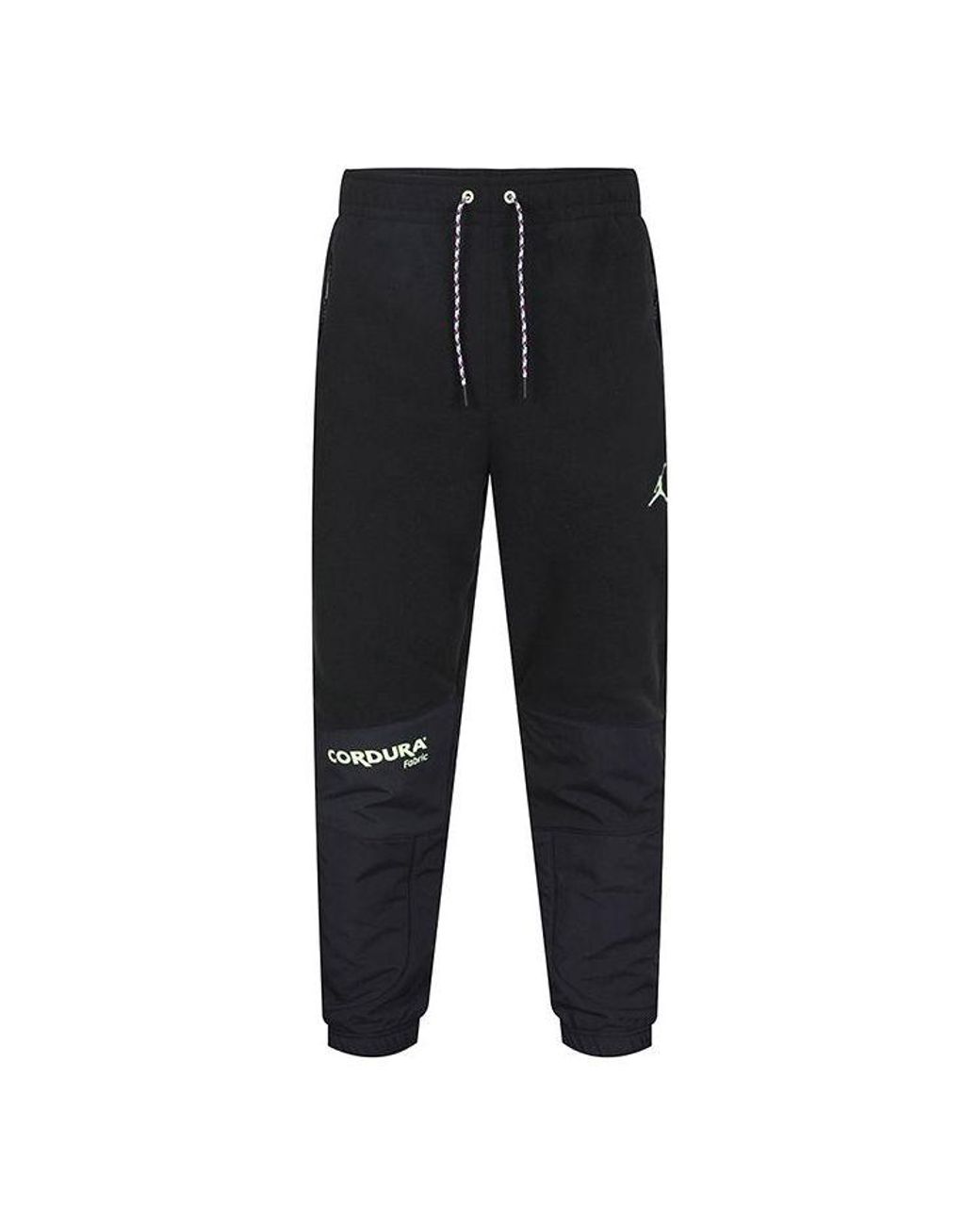 Nike Black Winter Utility Cordura Stay Warm Polar Fleece Splicing Casual Sports Running Long Pants for men