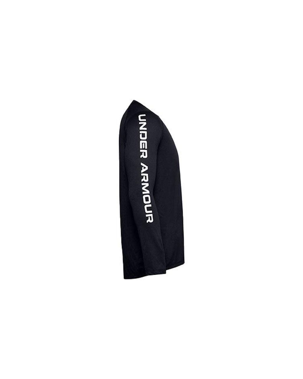 Under Armour Blue Tech Triple Logo Long Sleeve Shirt for men