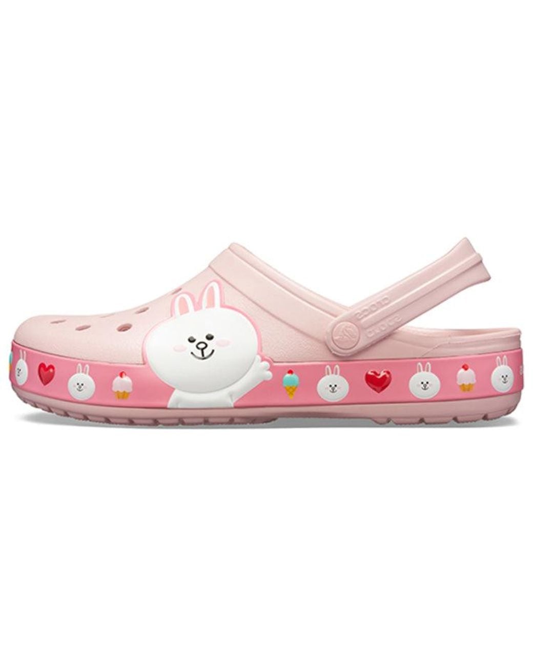 CROCSTM Pink X Line Friends Beach Sandals
