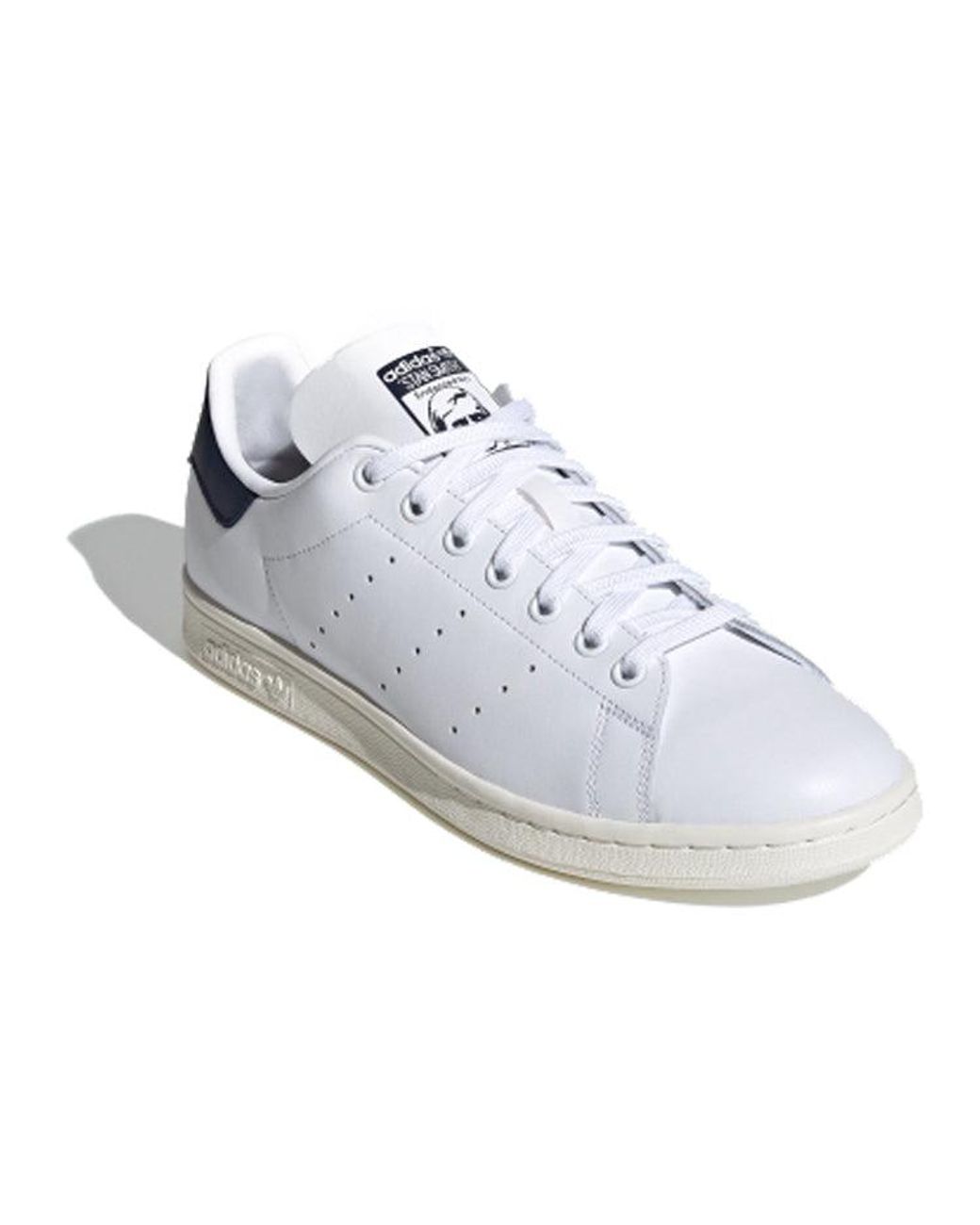 adidas Originals Stan Smith 'navy' in White for Men | Lyst